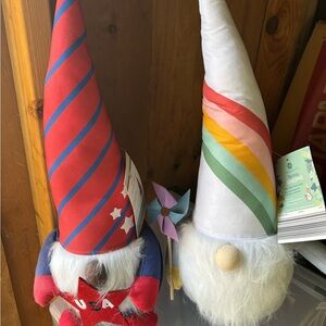 Huntington Home 'Spring/Summer Gnomes' Patriotic Red & Blue 20” Lot